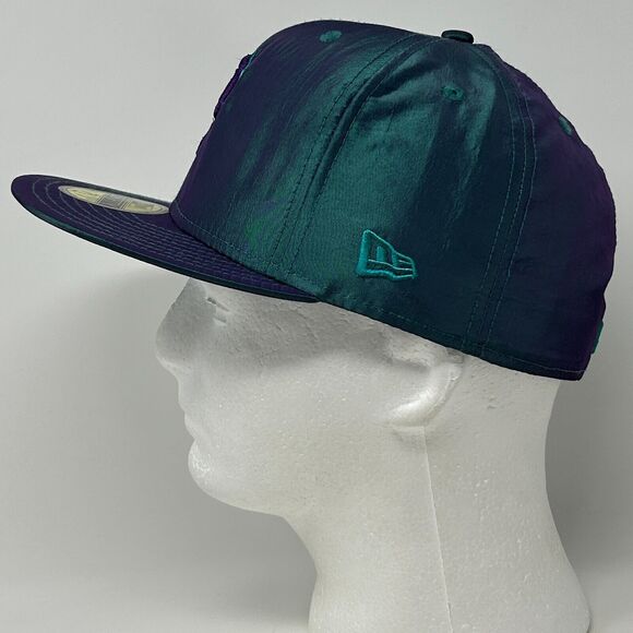 Pittsburgh Pirates Iridescent Hat Baseball Cap 7 1/2 New Era Sample Green Purple - Picture 7 of 12